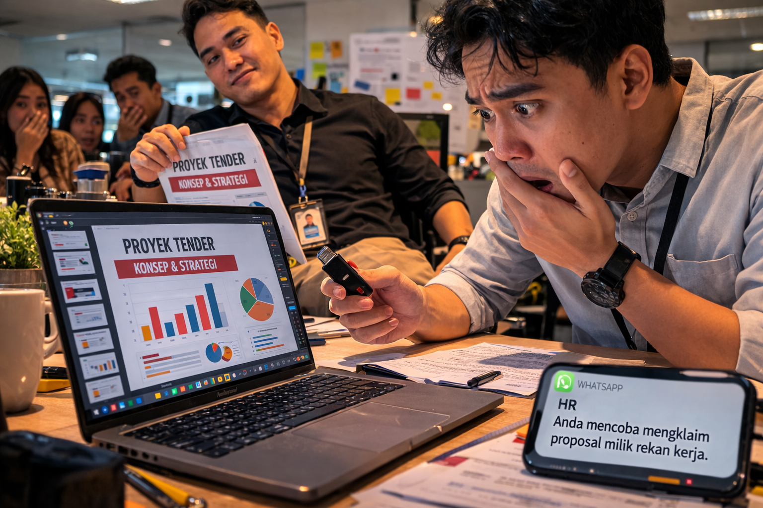 Cerita Kantor: Rekan Kerja Diam-Diam Mencuri Presentasiku