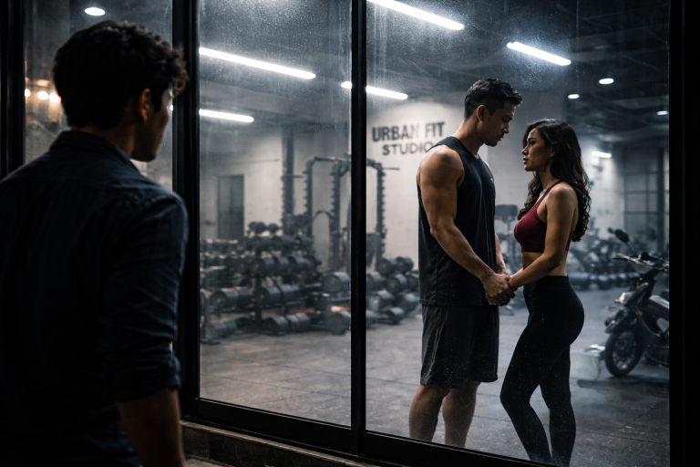 COACH FITNESS ITU NGGAK CUMA NGELATIH OTOT ISTRI GUE, DIA PELAN-PELAN NGELATIH PERASAANNYA JUGA, DAN GUE BARU SADAR SAAT SEMUANYA HAMPIR TERLAMBAT.