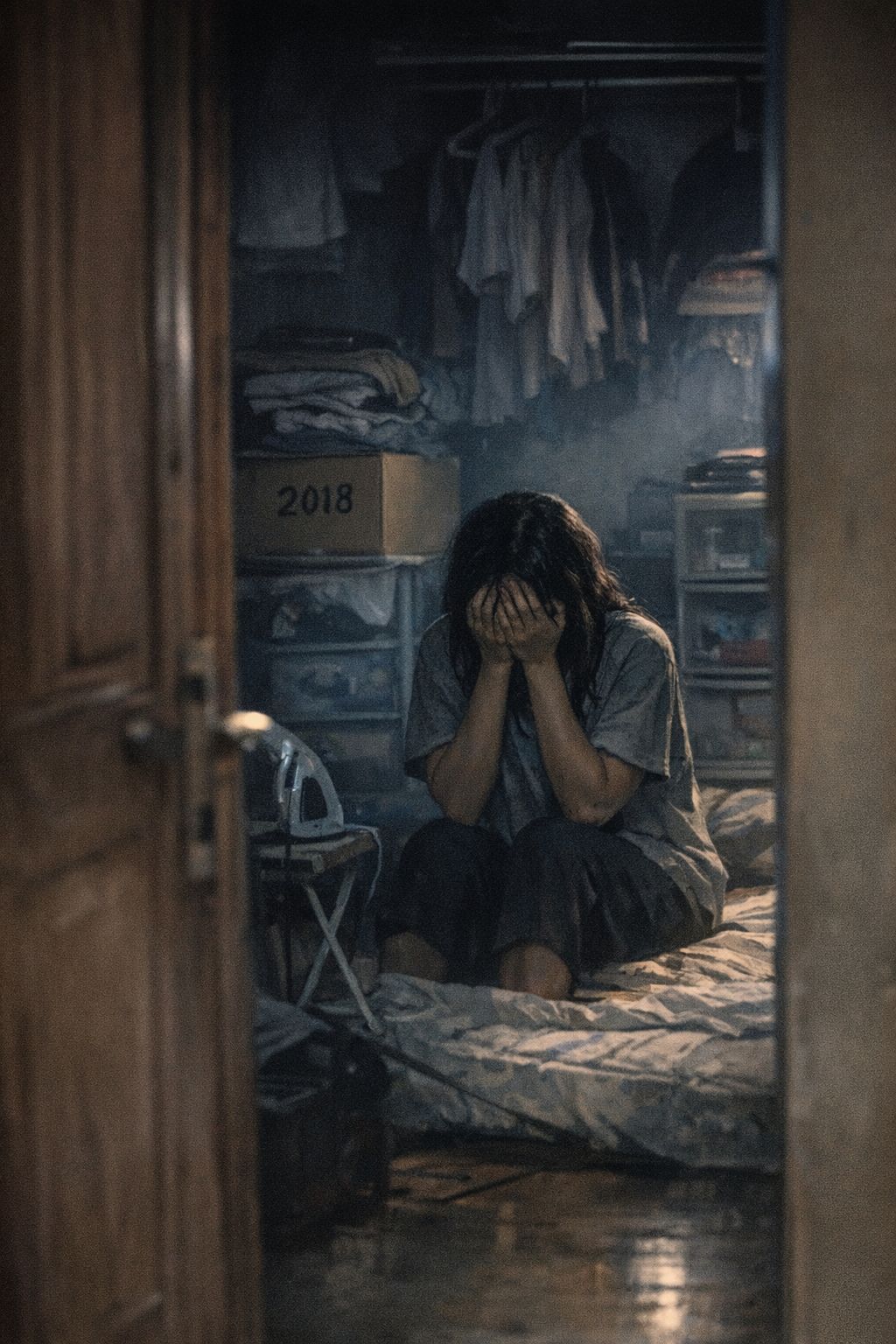 JAM DUA MALAM, GUE KEBAWAH BUAT MINUM. DARI DALAM “KAMAR ART”, ADA SUARA ORANG NANGIS. DAN YANG BIKIN GUE MERINDING… SUARA ITU BUKAN SUARA MBAK YANG KERJA DI SITU.